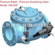 Pressure Relief - Pressure Sustaining Valve - Model 108-2HP