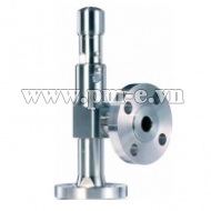VAN AN TOÀN LESER, Type 437 - Packed knob H4 - Flanged connection
